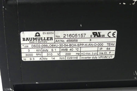 Baumüller DSD2-056LO64U-30-54-B0A-SPP-K-AN-O-000
