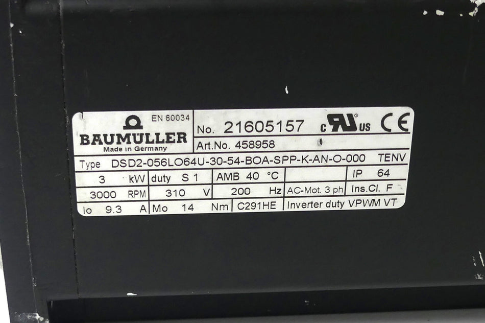 Baumüller DSD2-056LO64U-30-54-B0A-SPP-K-AN-O-000