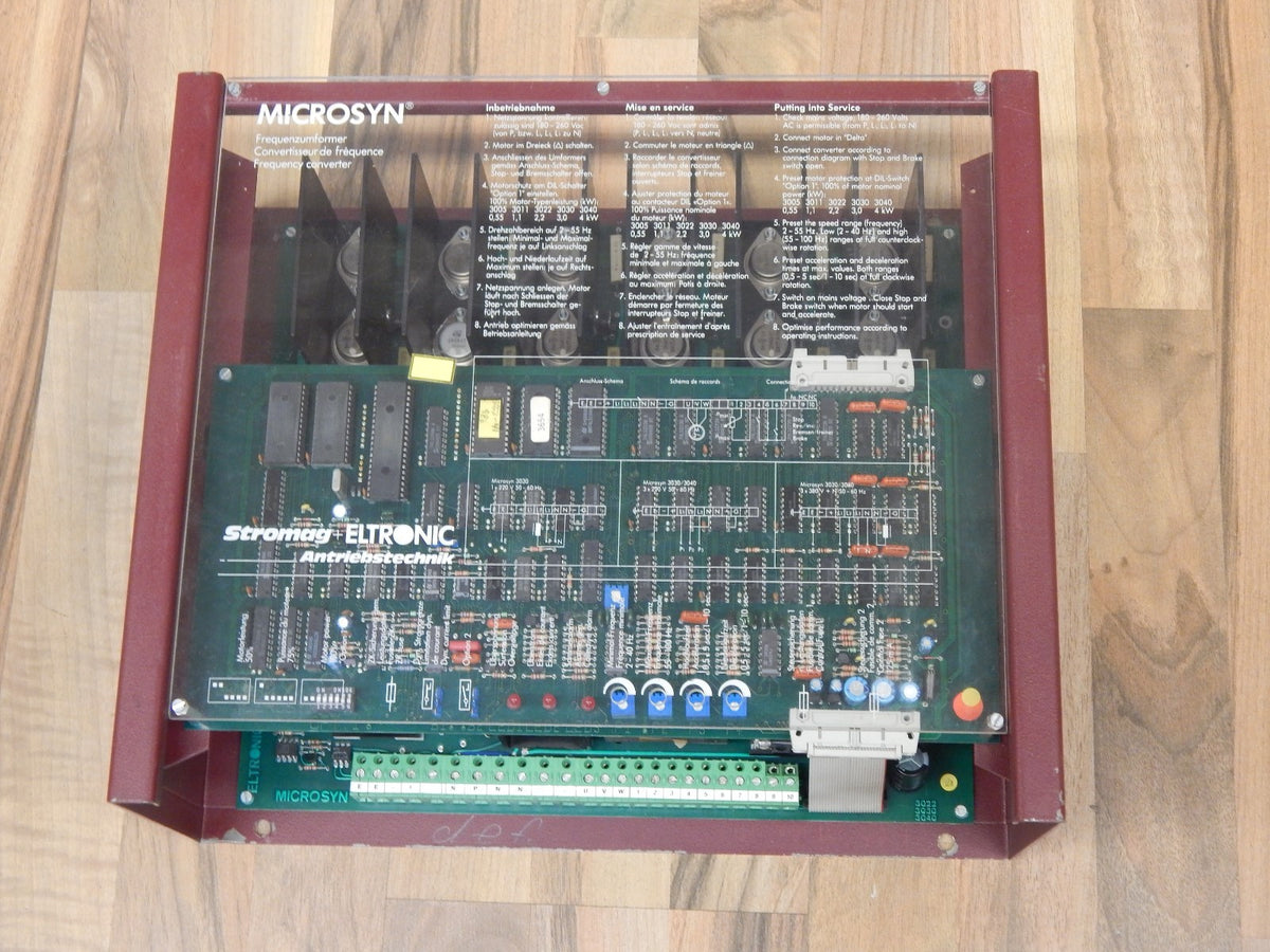 Stromag  Eltronic MICROSYN  Frequenzumformer Typ.3022  220V/3.2KVA
