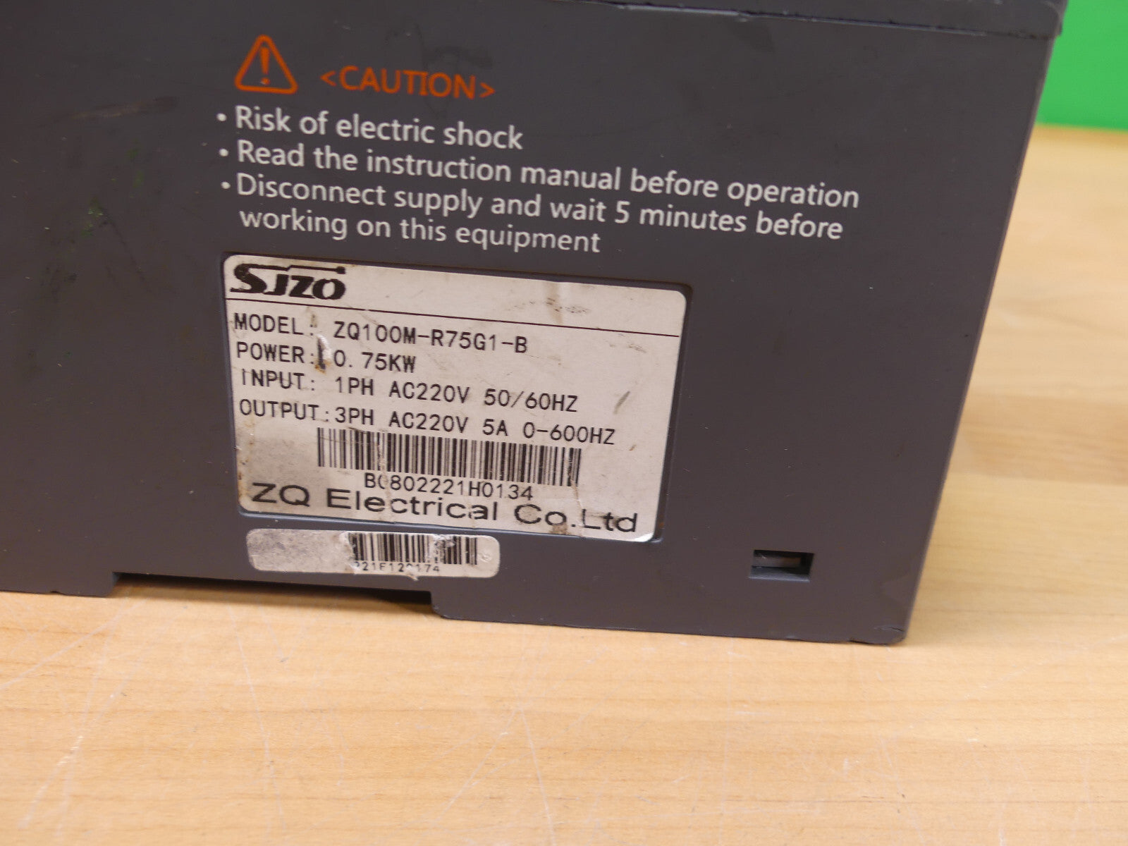 SJZO  ZQ100M-R75G1-B used