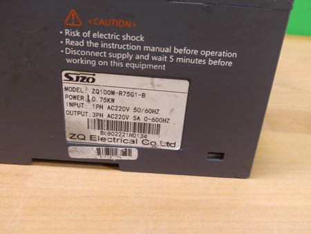 SJZO  ZQ100M-R75G1-B used