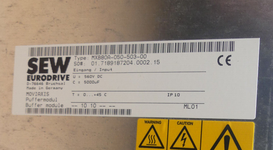 SEW-Eurodrive Moviaxis  MXB80A-050-503-00