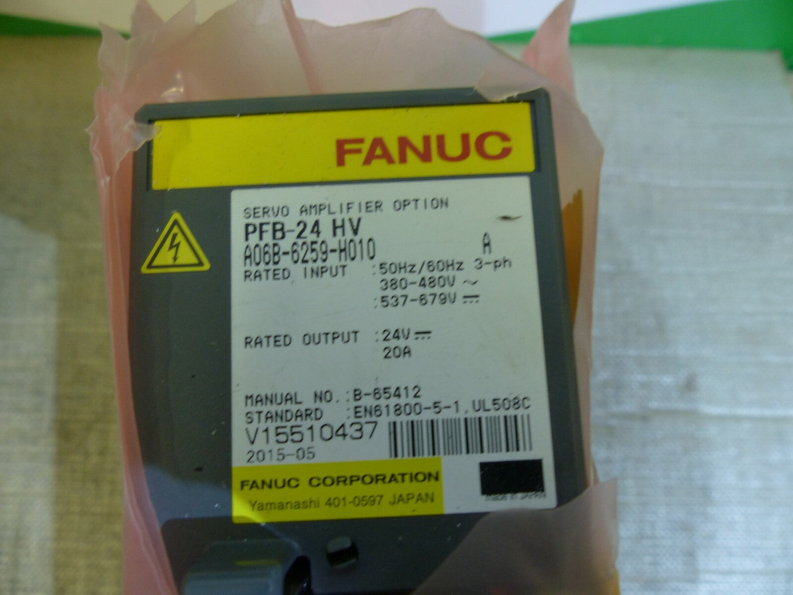 Fanuc Servo Amplifier  PFB-24 HV  // A06B-6259-H010 Neuwertig