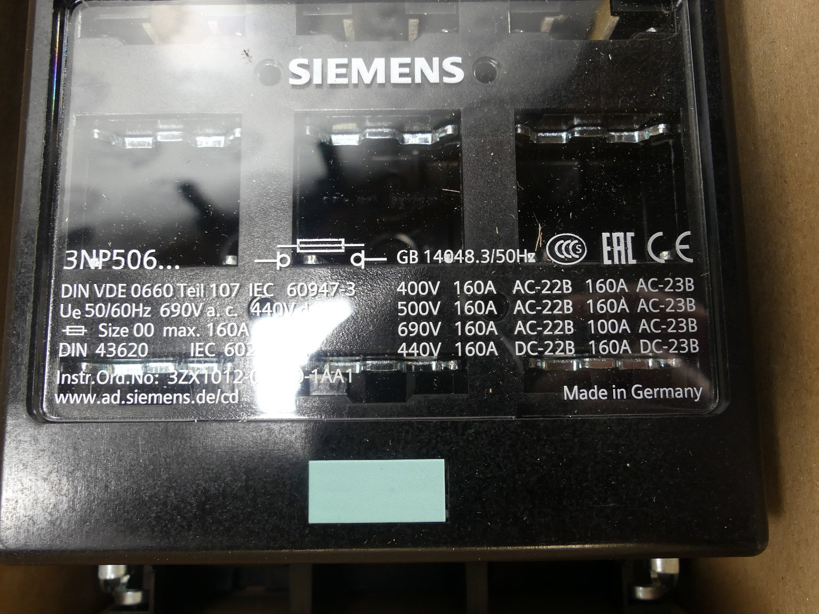 Siemens 3NP5060-0CA00