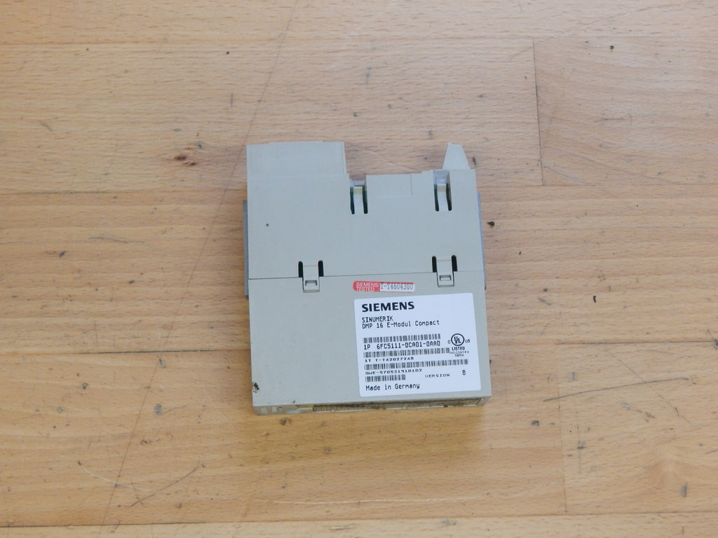 Siemens 6FC5111-0CA01-0AA0 Sinumerik DMP 16 E-Modul  Used