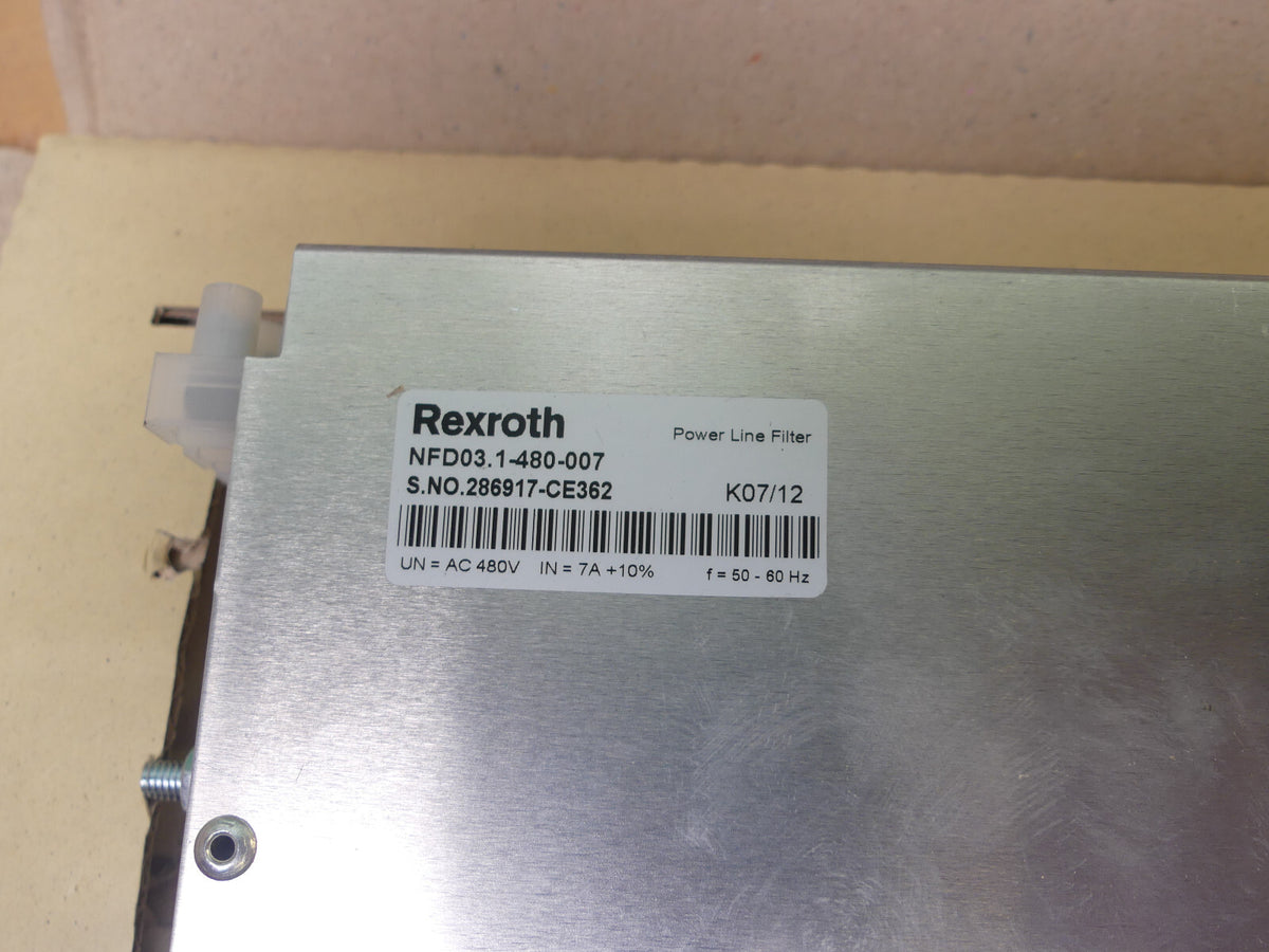 Rexroth Netzfilter NFD03.1-480-007  R911286917 7A  480V AC