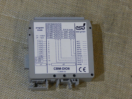  ESD CAN-CBM-DIO8 CANbloc CBM-DIO8 CANopen 8 Kanäle