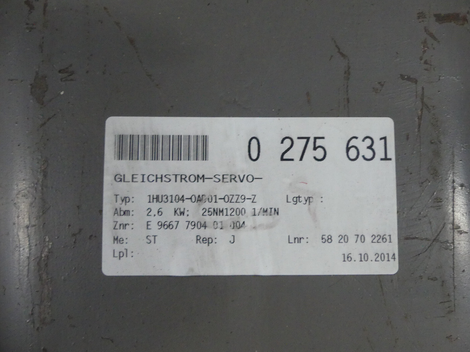 SIEMENS 1HU3104-0AD01-0ZZ9-Z