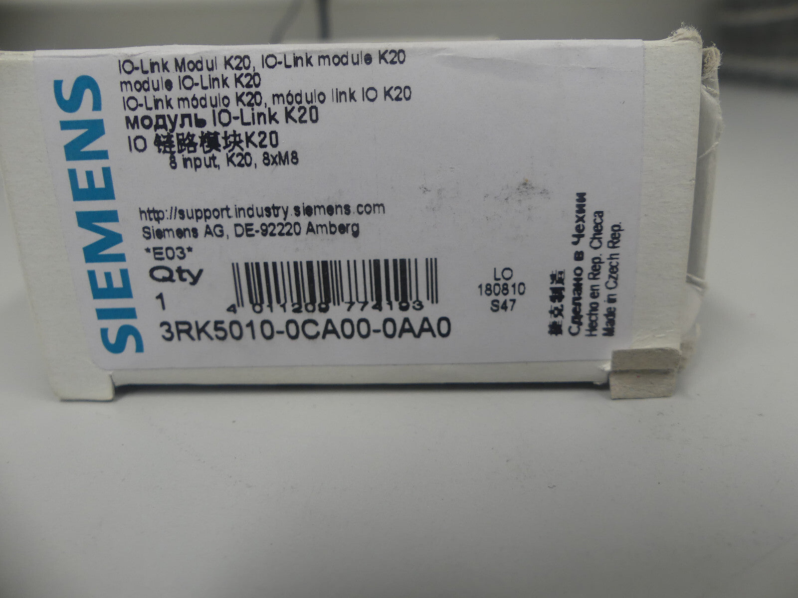 Siemens 3RK5010-0CA00-0AA0
