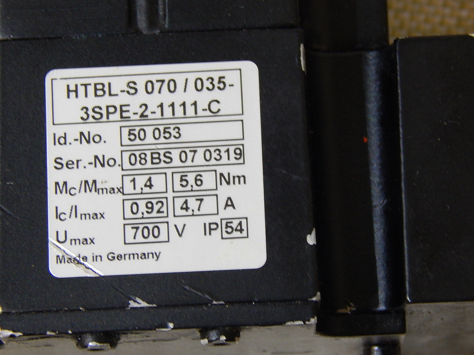 Bobolowski Servomotor HTBL-S 070/035 - 3SPE-2-1111-C Sevomotor    Used