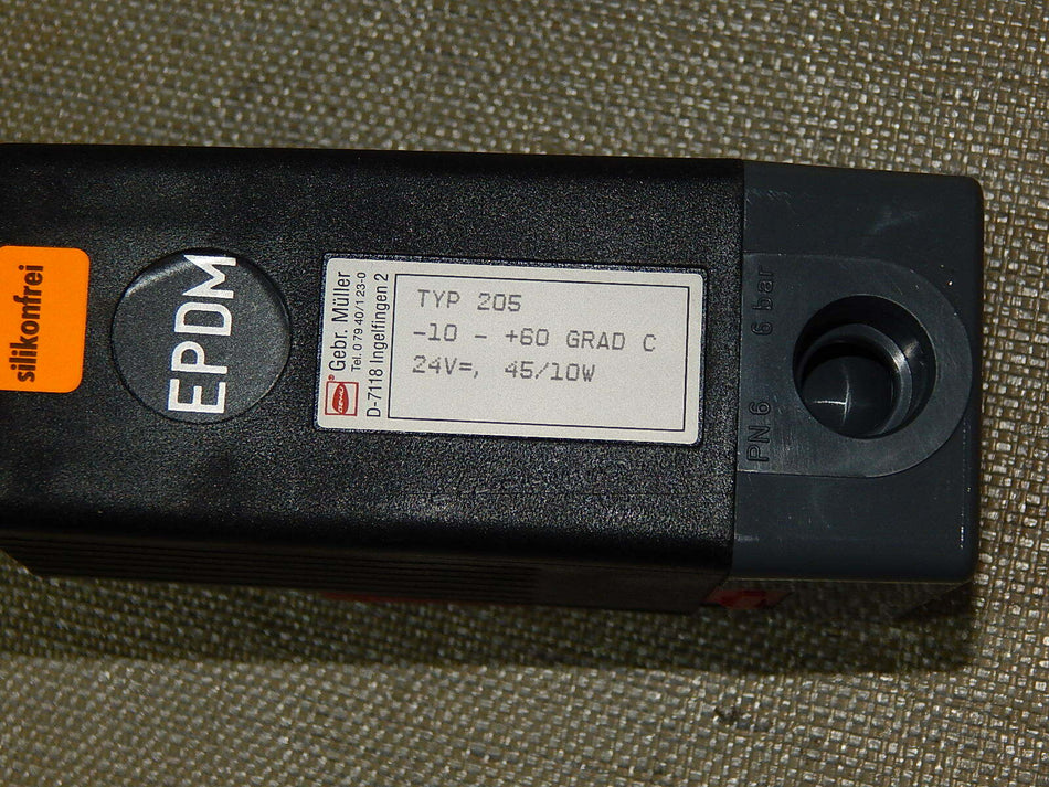 Gemü typ205 Kunstoffventil EPDM -10-+60 grad  24V Neuwertig