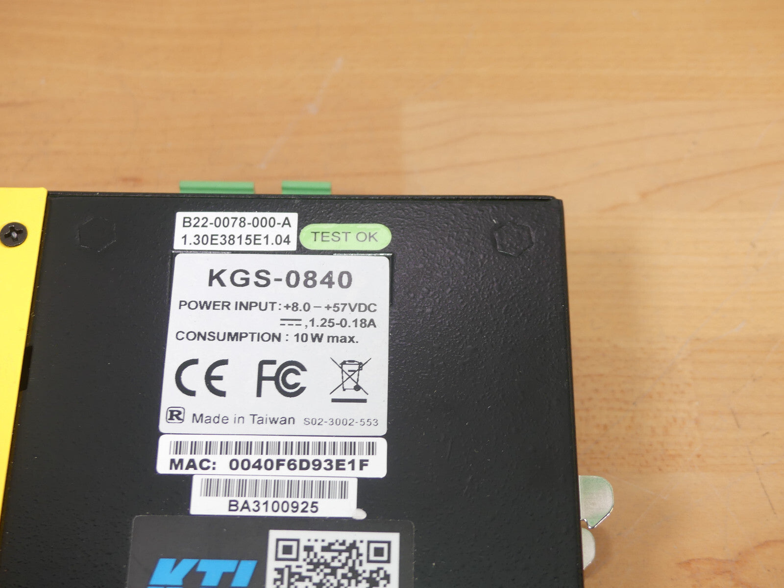 KTI NETWORKS KGS-0840 Neuer, unbenutzter Industrie Medienkonverter