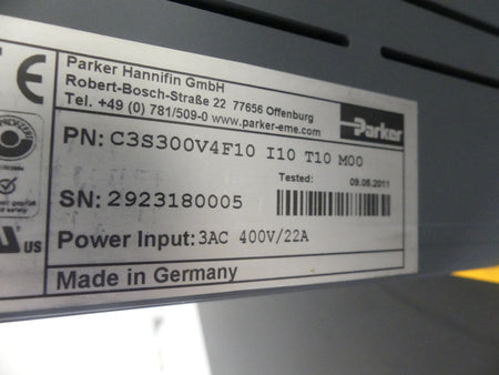 Parker C3S300V4F10 I10 T10 M00