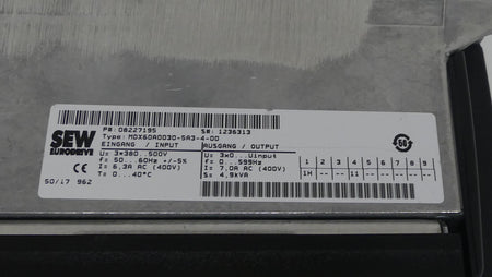 SEW MDX60A0030-5A3-4-00 +MDX61B-00/0T