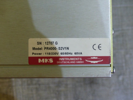 MKS PR4000 // PR4000-S2V1N