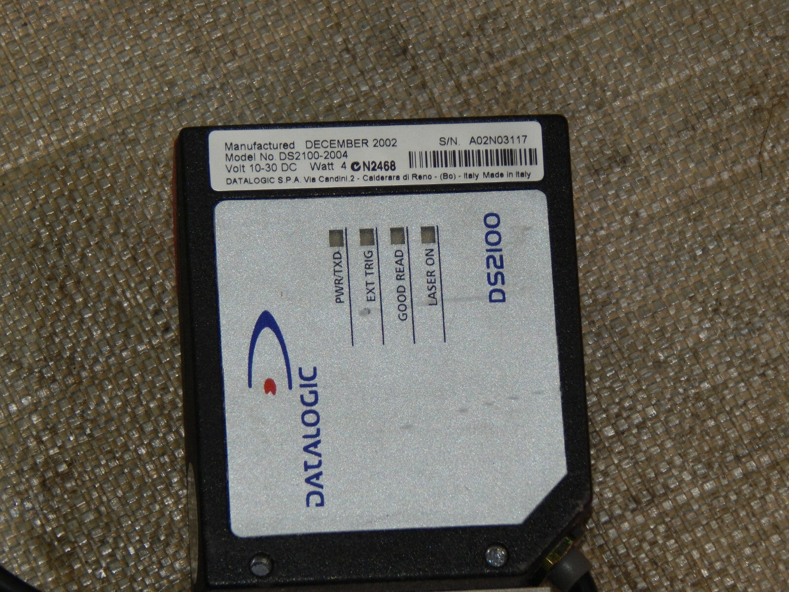 Datalogic Barcode Scanner DS2100-2004 / 2002 used
