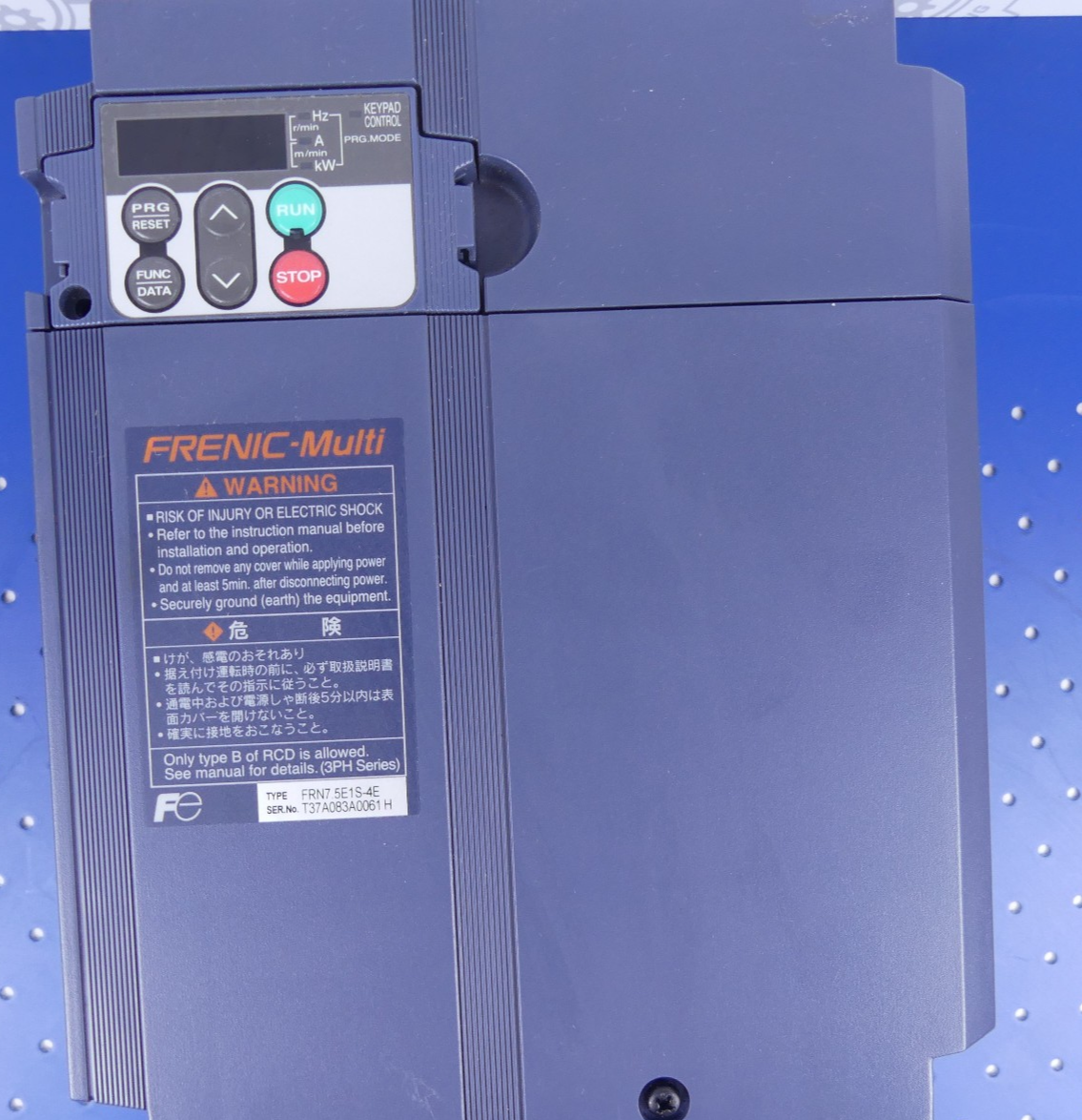 Fuji Electric / FRN7.5E1S-4E / Hochleistungs-Umrichter / 7,5kW