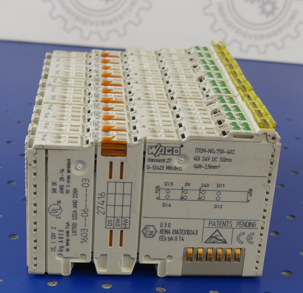 11x WAGO 750-402