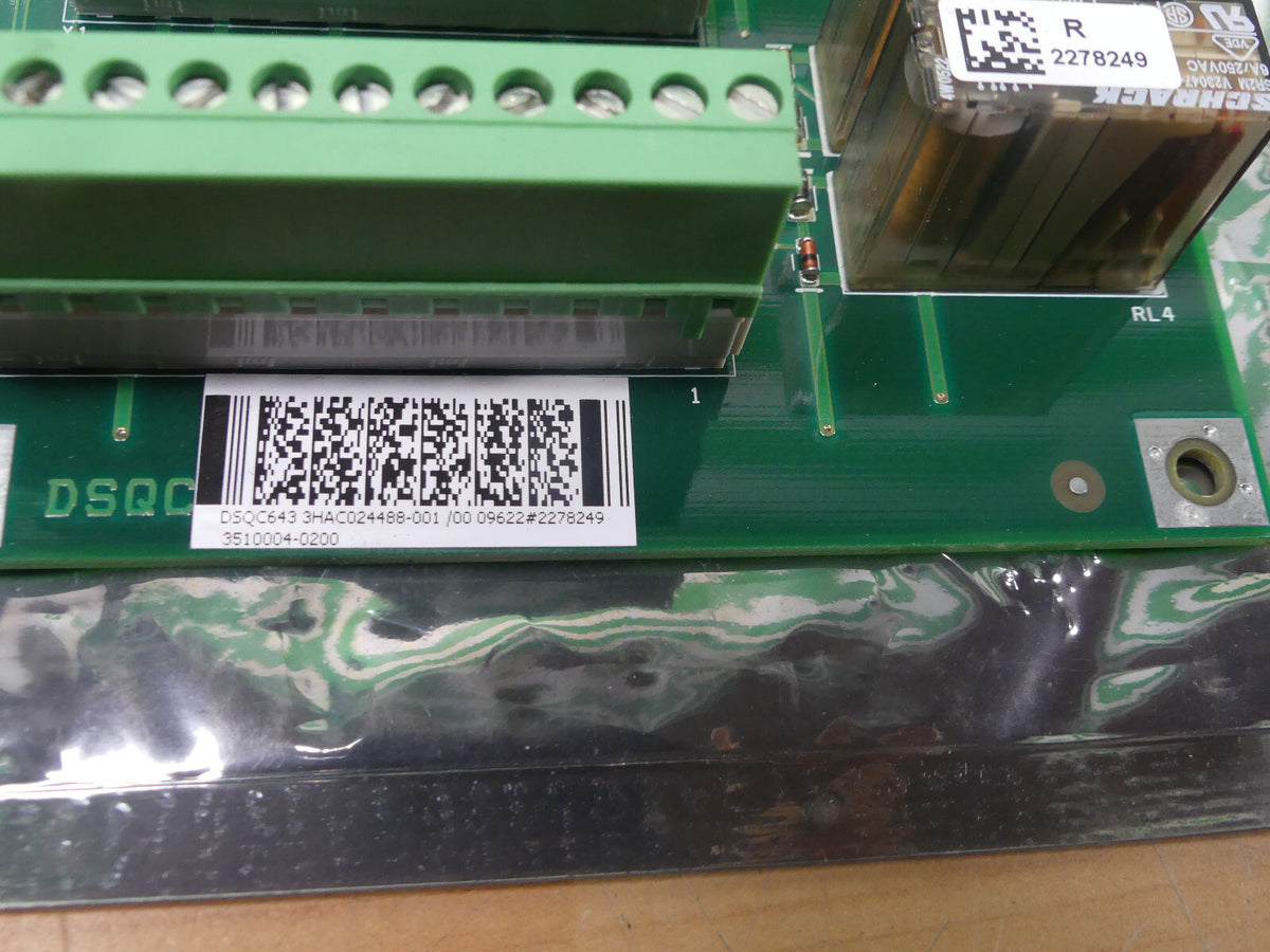 ABB IRC5 Controller Panel Board DSQC 643 3HAC024488-001