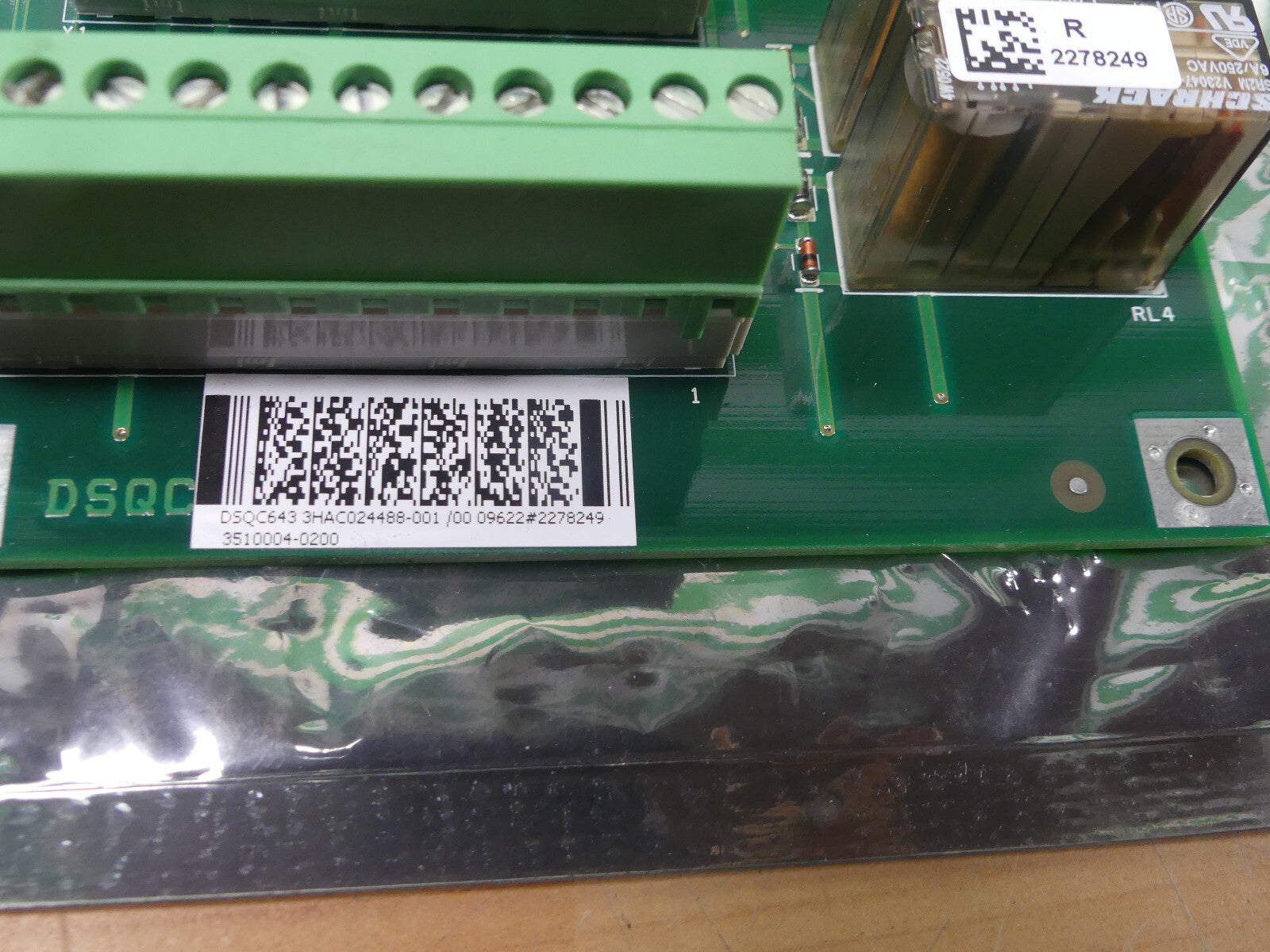 ABB IRC5 Controller Panel Board DSQC 643 3HAC024488-001