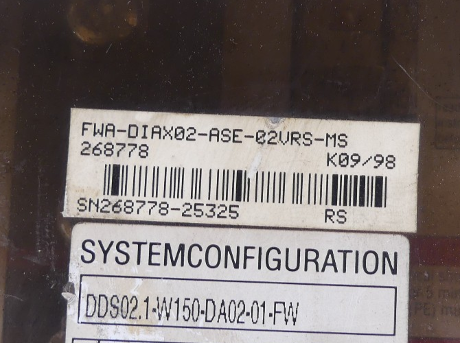 Indramat Servoregler DDS02  1-W150-D ( FWA-DIAX02-ASE-02VRS-MS )