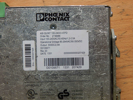 Phoenix Contact 100-240/2.4 EFD  Neuwertig