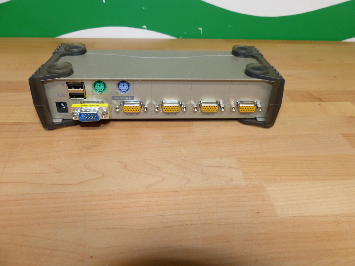 Aten CS84U 4 Ports PS/2-USB  Desktop KVM Switch USED