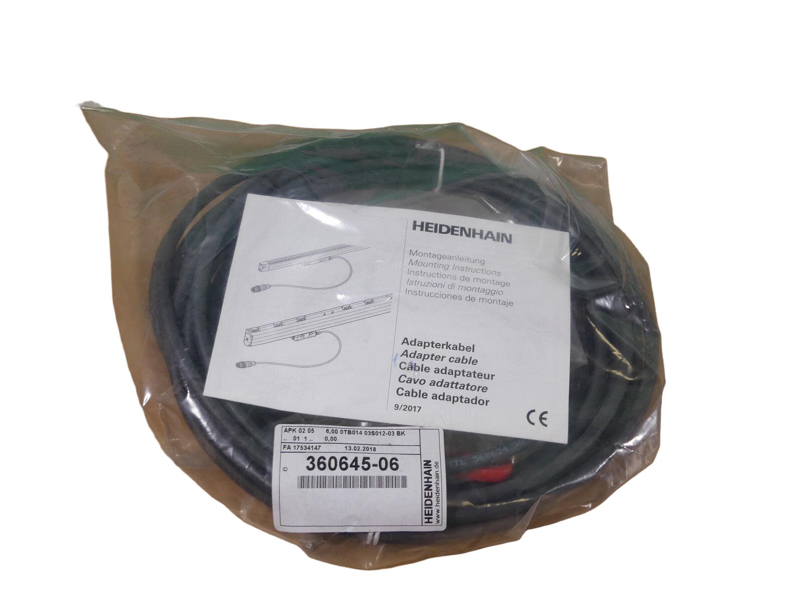 HEIDENHAIN APK 02 05 6,00 0TB1403S012-03BK/APK02056,000TB1403S012-03BK 360645-06
