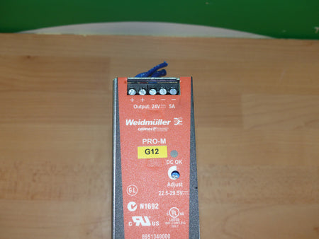 Weidmüller PRO-M CP M SNT 120W 24V 5A used