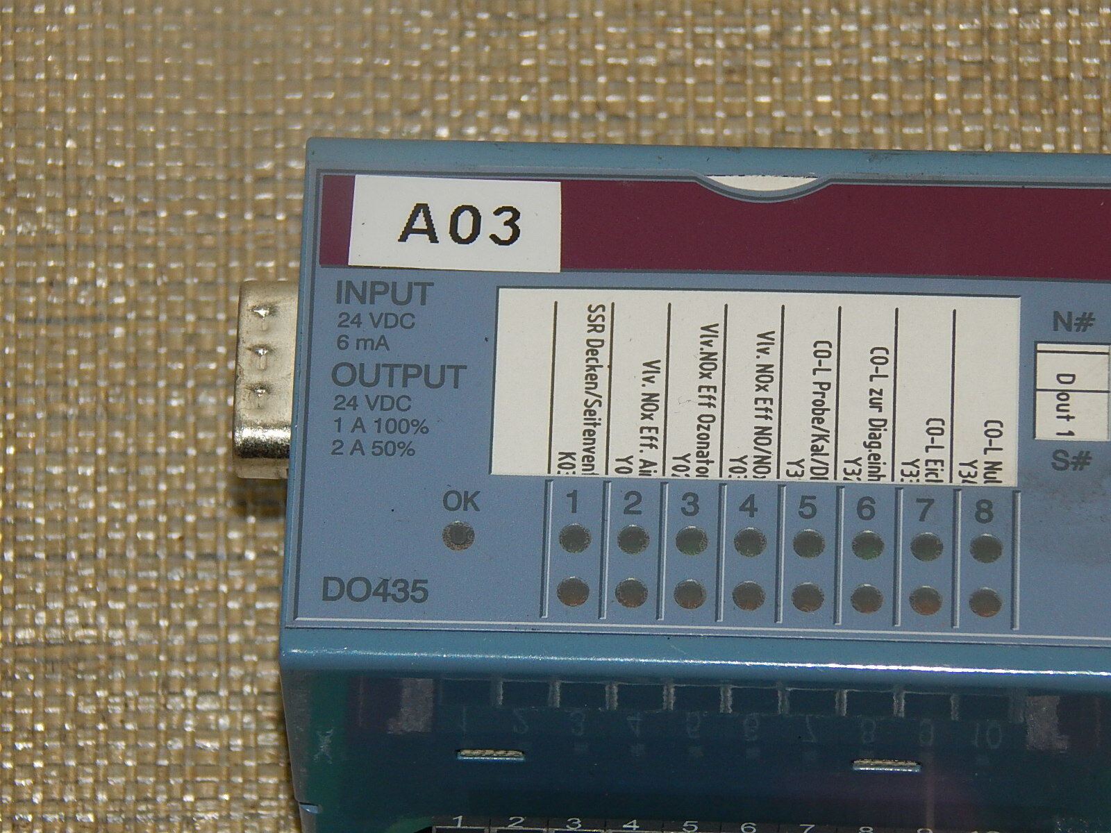 B&R  7D0435.7 // 7DO435.7  Output Module DO435  Rev.D0