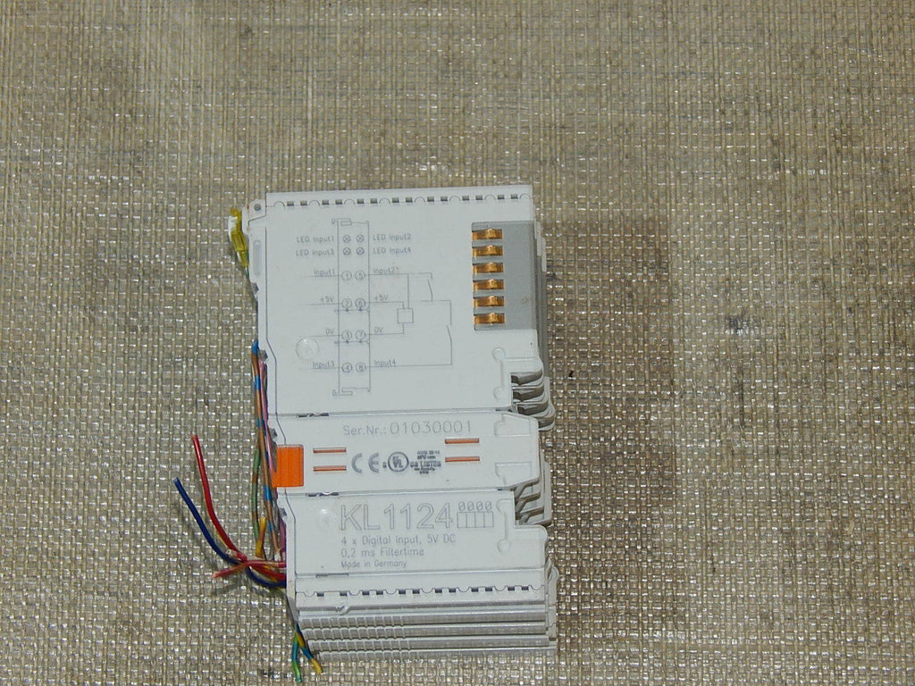 4 Stück  Beckhoff  kL1124  4-kanal digital eingang klemme