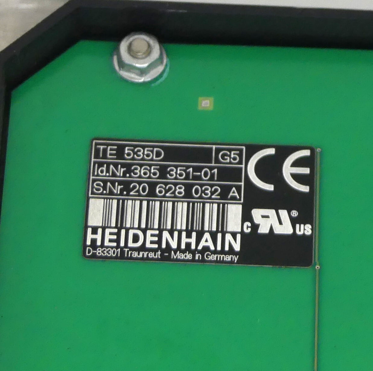 HEIDENHAIN TE 535D TE535D 524  ID.Nr. 365 351-01