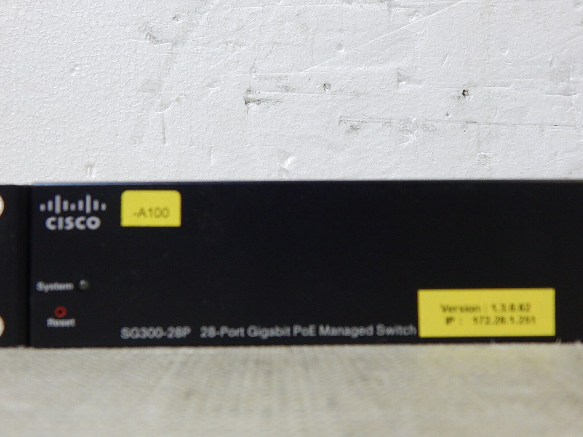 Cisco SG300-28P 28-port Gigabit PoE  Managed Switch