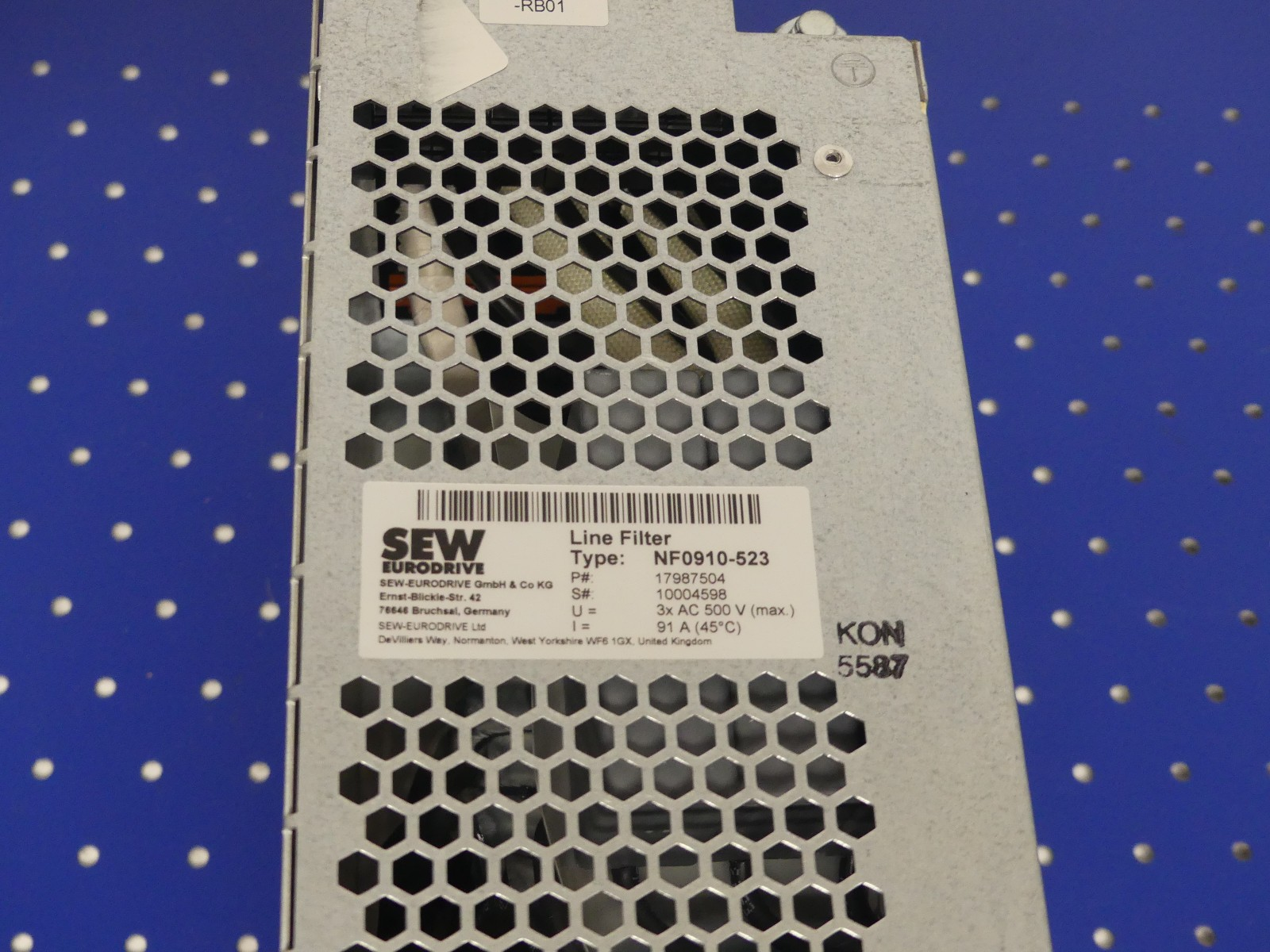 SEW LINE FILTER NF0910-523