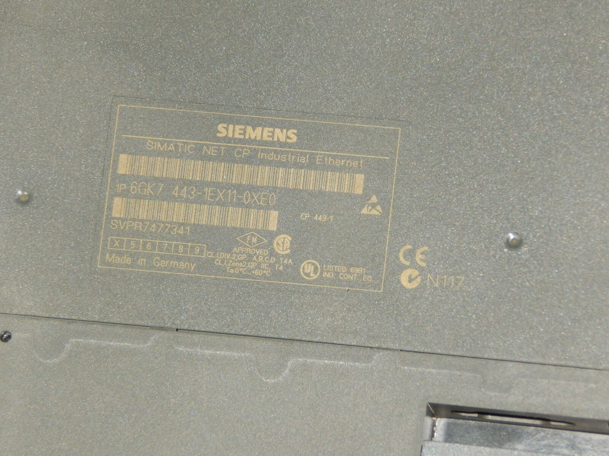  Siemens Simatic NET CP 6GK7 443-1EX11-0XE0 // 6GK7443-1EX11-0XE0 