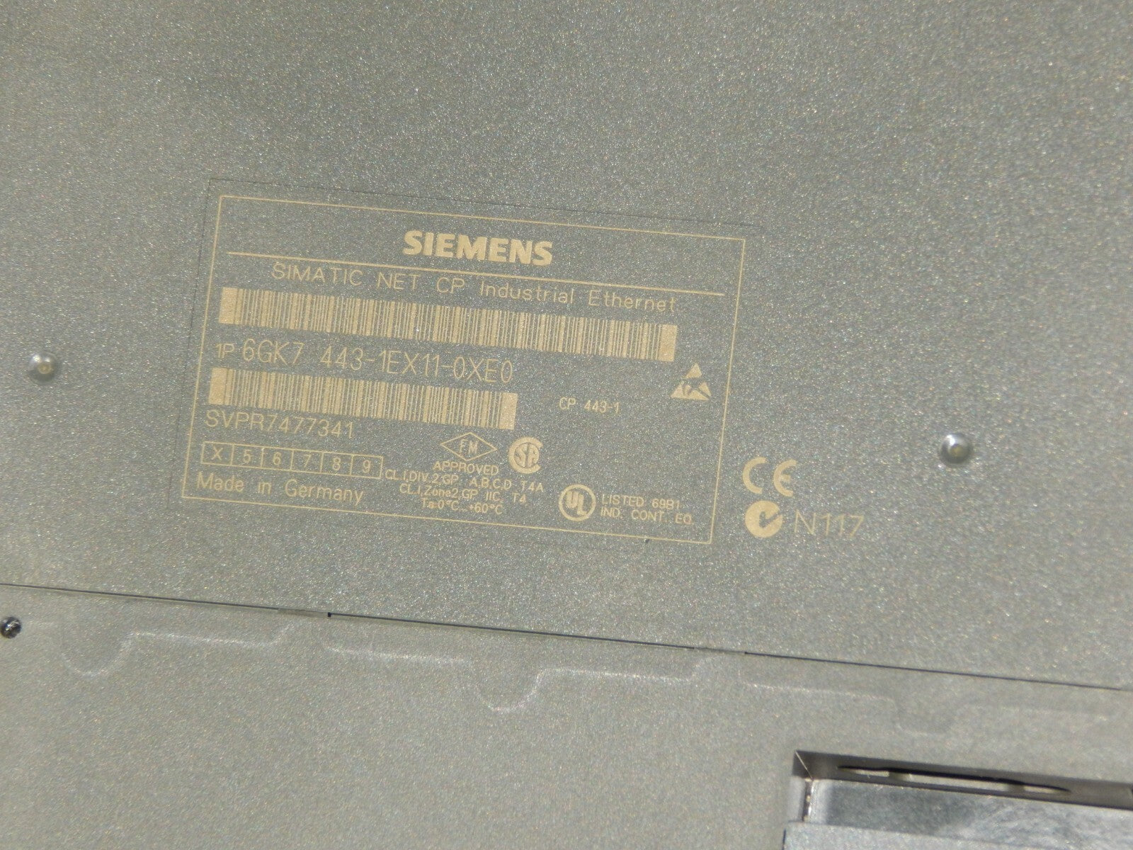  Siemens Simatic NET CP 6GK7 443-1EX11-0XE0 // 6GK7443-1EX11-0XE0 