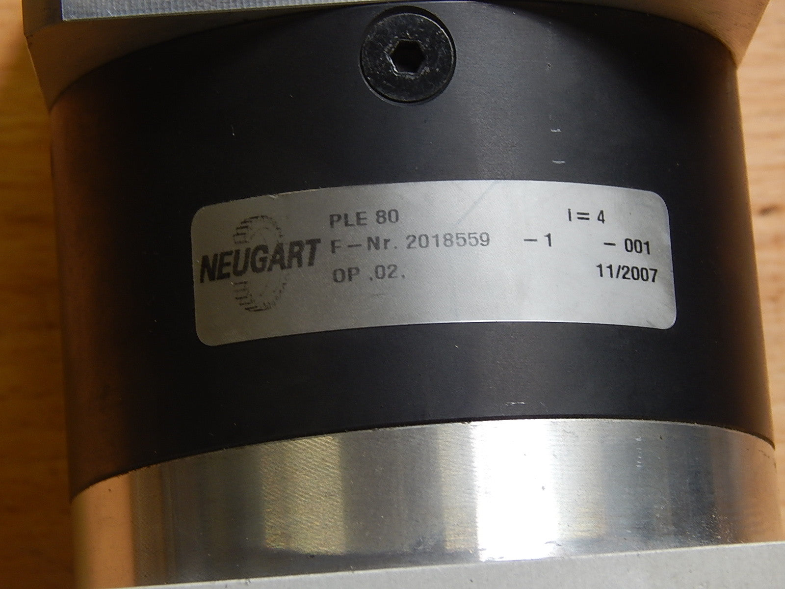 Neugart Getriebe PLE 80   i=4   F-Nr202018559 Used