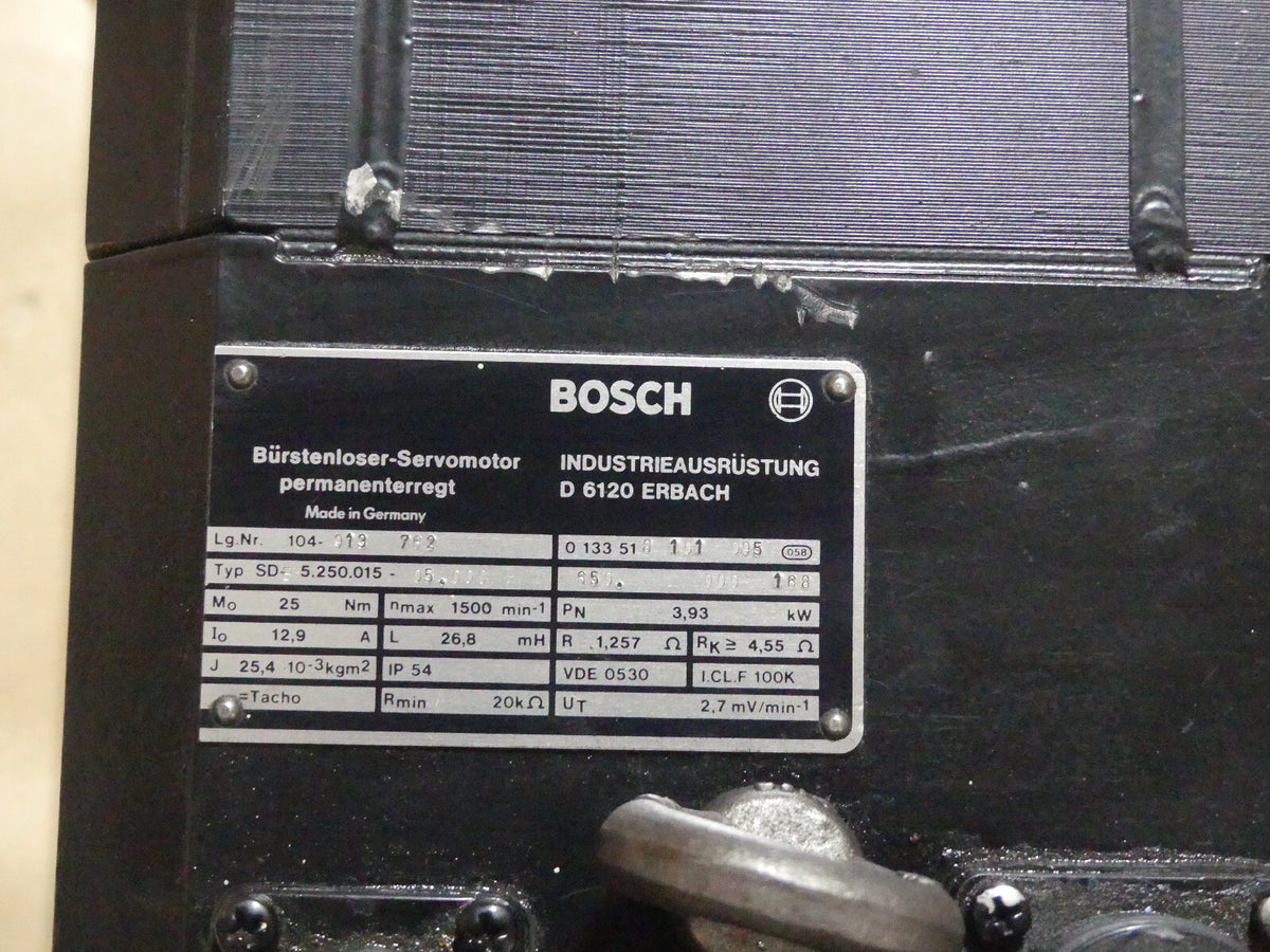 Bosch SD-B5.250.015-05.000 Bürstenloser Servomotor