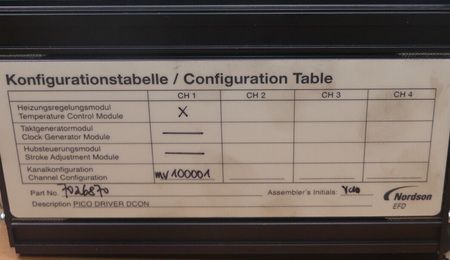 NORDSON EFD PICO DRIVER SCON Controller