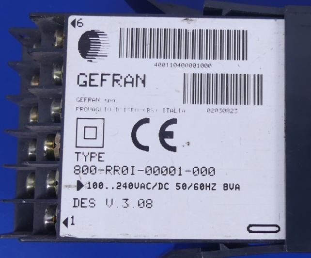 GEFRAN 800-PR0I-00001-000