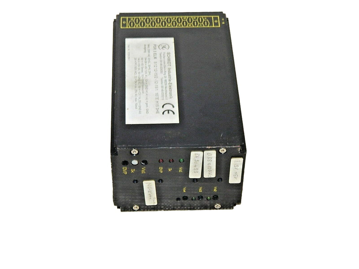 Schmidt Industrie Elektronik  PSR 3 ELM  5/12 12-15/1 16TE H15 3HE Used