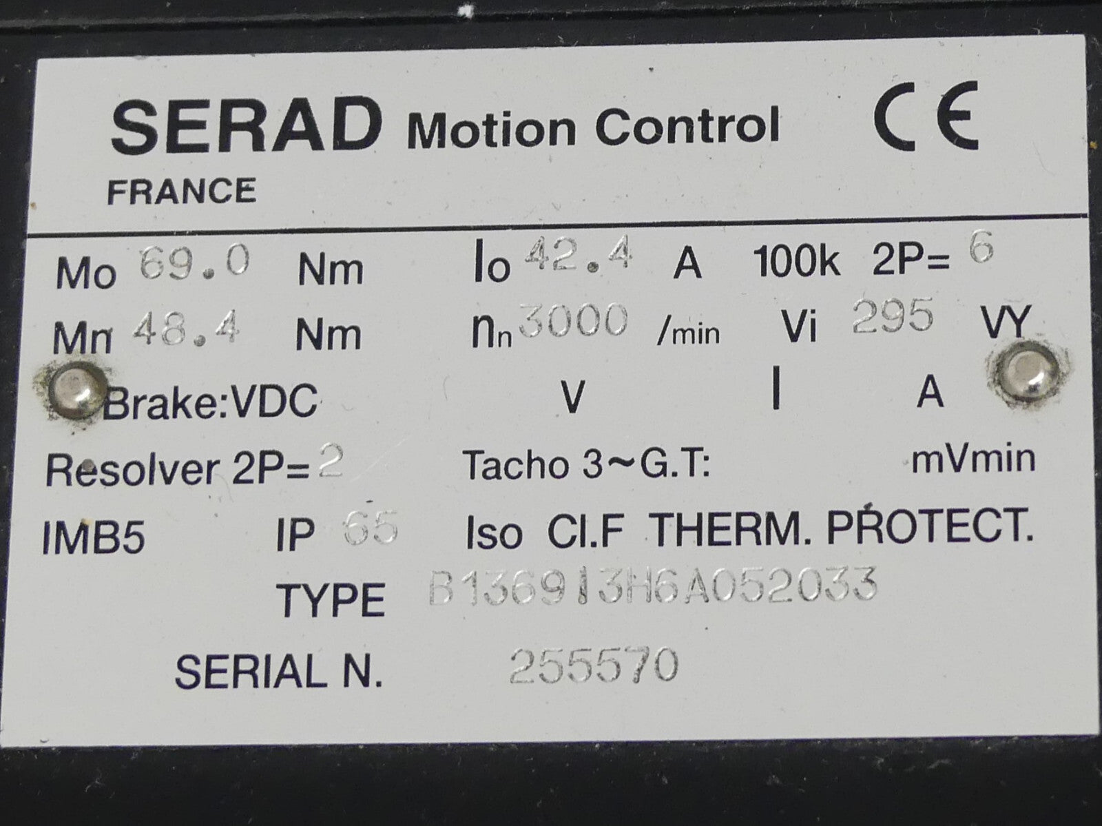 SERAD B1369I3H6A052033