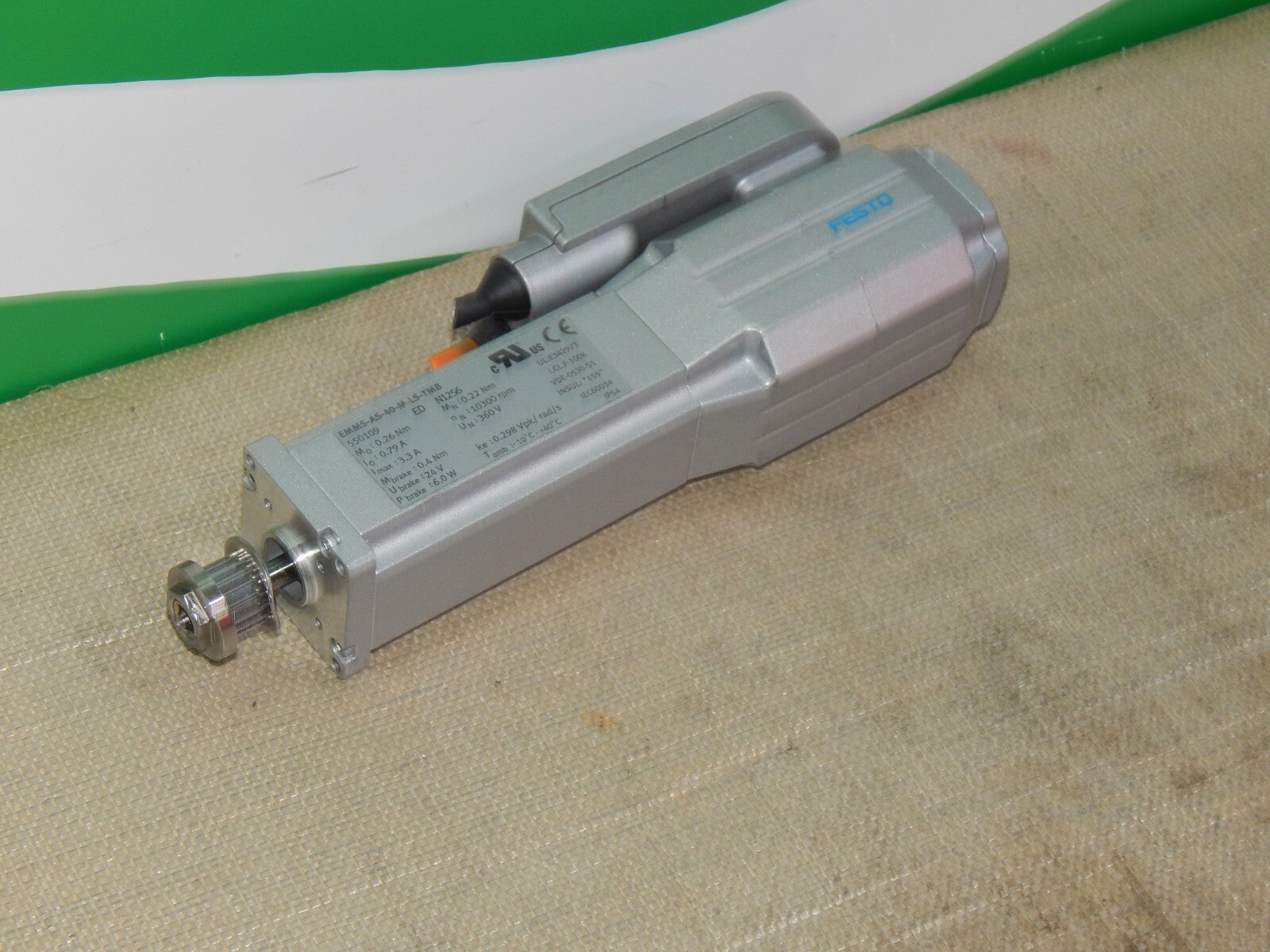  FESTO Servomotor EMMS-AS-40-M-LS-TMB  used