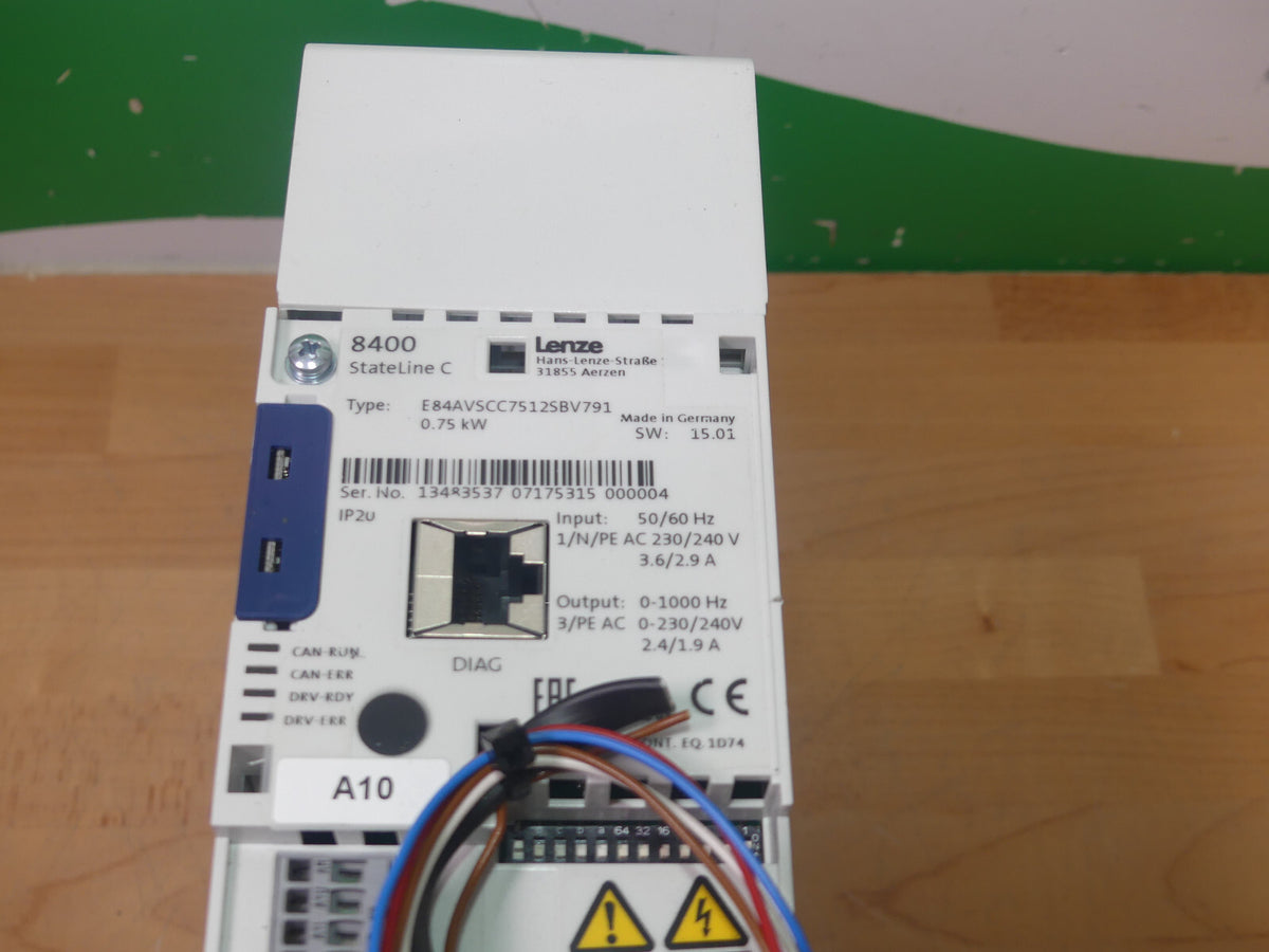 Lenze 8400 Stateline C E84AVSCC7512SBV791