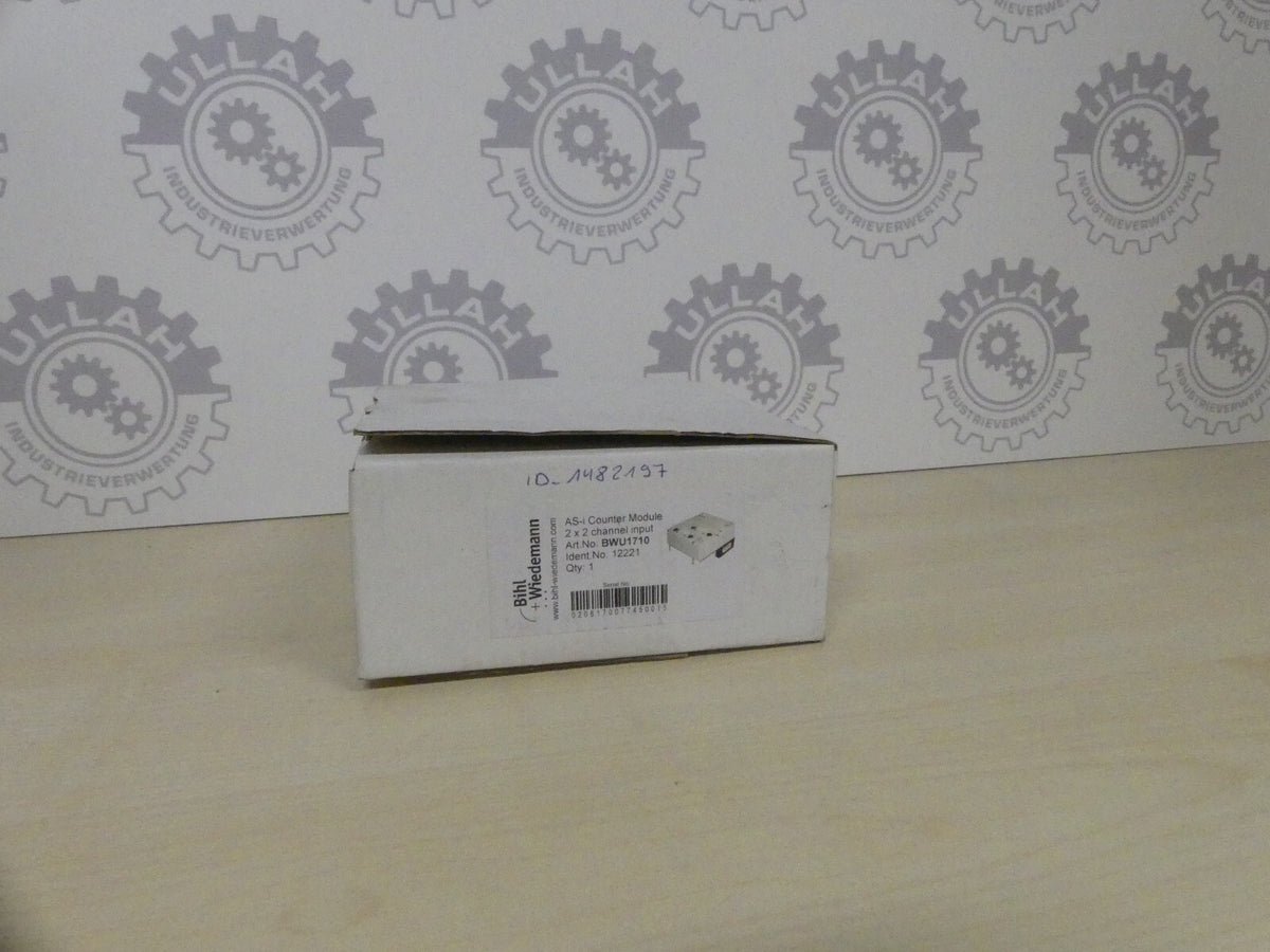 Bihl+Wiedemann BWU1710 AS-i Counter Module NEU OVP