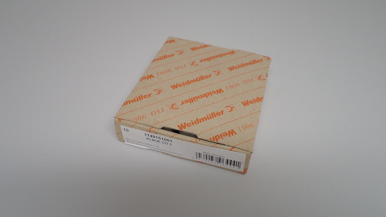 9x Weidmüller 1749151001 KLBUE CO 3   10 Stück