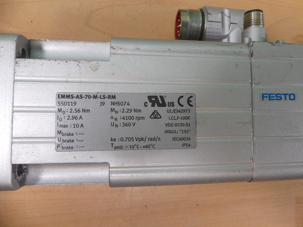 Festo Servomotor EMMS-AS-70-M-LS-RM  /  550119