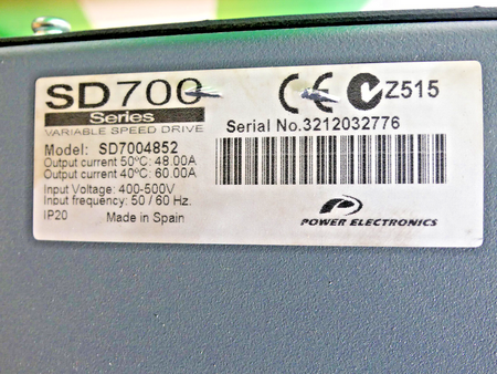 POWER ELCTRONICS SD 700 SERIES SD7004852