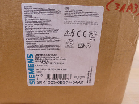 Siemens STARTER ECOFAS 3RK1303-6BS74-3AA0