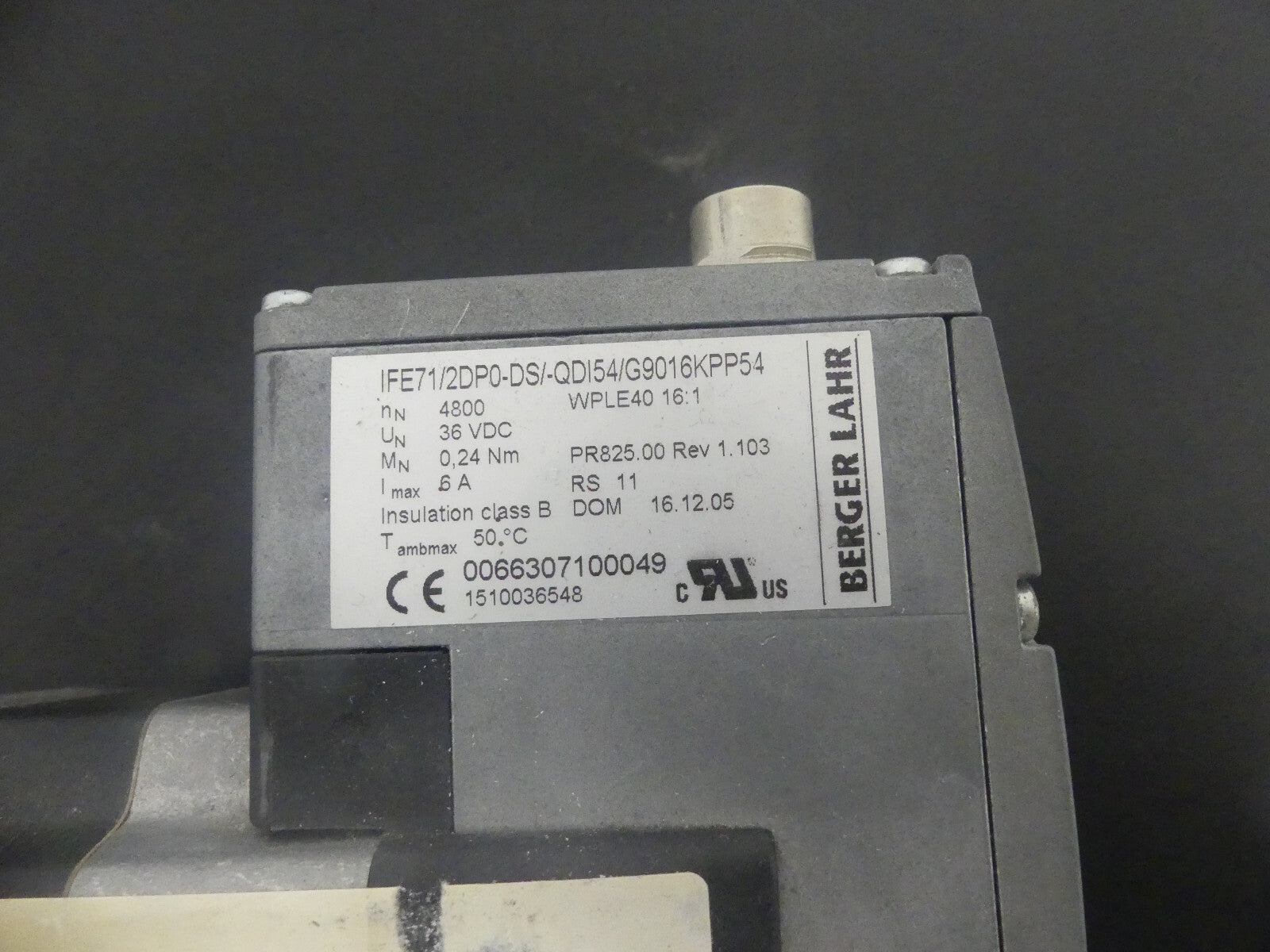 Bergher Lahr IFE71/2DP0-DS/-QDI54/G9016KPP54